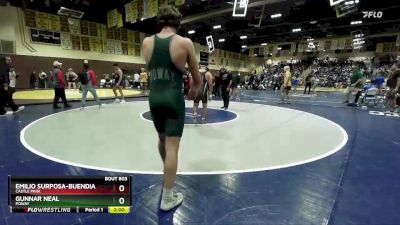 175 lbs Champ. Round 3 - Gunnar Neal, Poway vs Emilio Surposa-Buendia, Castle Park