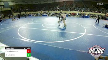 126 lbs Round Of 16 - Ethan Applebee, Scrap Yard Training vs Noah Lewis, Ponca City Wildcat Wrestling