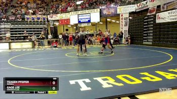 165 lbs Cons. Round 2 - Teagen Pfeifer, Russell vs Gage Lee, Garden Plain