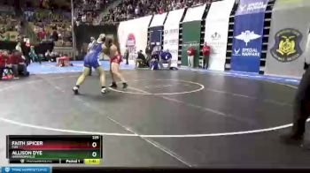 235 lbs Quarterfinal - Faith Spicer, Fox vs Allison Dye, Harrisonville