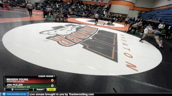 184 lbs Champ. Round 1 - Jon Pullen, Concordia University (WI) vs Braiden Young, Augustana College