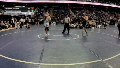 2A 285 lbs Cons. Round 3 - Joseph Trahan, Trinity vs Connor Olivares, Rutherfordton-Spindale Central High School