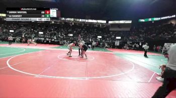 287 lbs Champ. Round 2 - Derek Weitzel, Avn1 vs Aj Ramsey, JTCA