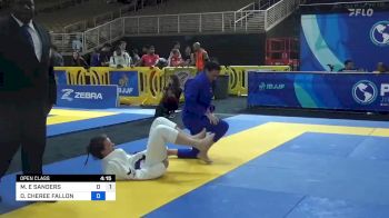 MARY E SANDERS vs DEANNA CHEREE FALLON 2023 Pan Jiu Jitsu IBJJF Championship