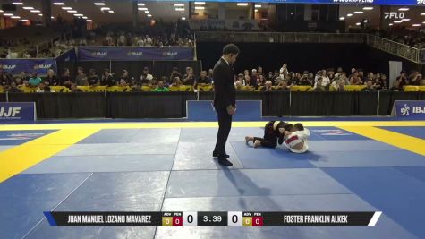 Foster Franklin Alkek vs Juan Manuel Lozano Mavarez 2026 Pan Kids Jiu-Jitsu IBJJF Championship