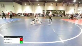 88 lbs Consolation - Bertha Cabrera, Pride WC vs Izzie Brunson, Log Lv