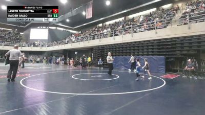 54 lbs Consi Of 8 #2 - Dominic Paparello, Bristol vs Andrew Comer, Spring Lake