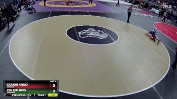 Champ. Round 1 - Coy Childers, Alliance vs Carson Krejci, Aurora