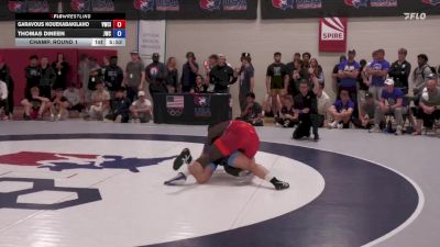 97 Final kg Champ. Round 1 - Garavous Kouekabakilaho, Viking Wrestling Club (IA) vs Thomas Dineen, Jackrabbit Wrestling Club