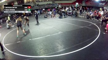 150 lbs 1st Place Match - Maci Peters, Central City JR. Wrestling vs Brynlea Beyer, Gretna Youth Wrestling Club