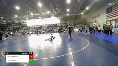 82 lbs Cons. Round 3 - Hank Laymon, TW Wrestling vs Pfischer Carnline, TW Wrestling