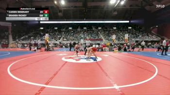 4A-138 lbs Champ. Round 1 - Braden Richey, Campbell County vs Caisen Miserany, Star Valley