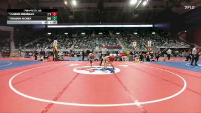4A-138 lbs Champ. Round 1 - Braden Richey, Campbell County vs Caisen Miserany, Star Valley