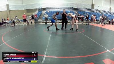 126 lbs Cons. Round 5 - Isaak Skelly, OH vs Adante Washington, IL