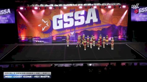 West Coast Icons - Hot Shots [2026 L3 Senior Coed - D2 Day 1] 2026 GSSA Grand Nationals