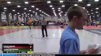 80 lbs Round 2 - Christian Brown, Team Michigan vs Lucas Reeves, VA Hammers