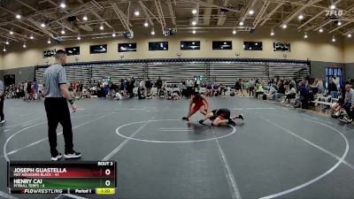 130 lbs Round 2 (4 Team) - Joseph Guastella, Mat Assassins Black vs Henry Cai, PitBull Terps