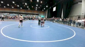 144 lbs Champ. Round 1 - Hayden Brown, Kelseyville vs Nathan Pritchard, Fernley