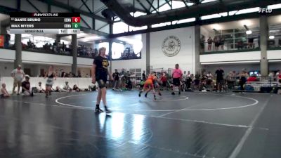 101-110 lbs Semifinal - Dante Bruno, Built By Brunson Wrestling vs Max Myers, Warrior RTC