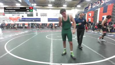 175 lbs Champ. Round 2 - Lorenzo Maddox, Woodbridge vs Zach Posada, Poway
