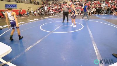 58 lbs Rr Rnd 5 - Camryn Price, Team Tulsa Wrestling Club vs Izayah Brasher, Buck Pride Wrestling