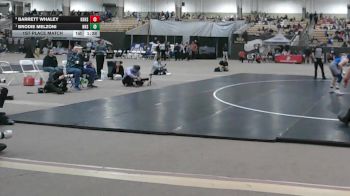 AA 175 lbs 1st Place Match - Brodie Melzoni, Nolensville High School vs Barrett Whaley, Knoxville Halls High School