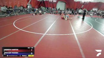 138 lbs Cons. Round 3 - Andrew Haritos, IL vs Spencer Madsen, WI