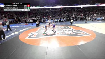 II-116 lbs Cons. Round 4 - Brody Shaffer, Warsaw vs Derek Walseman, Beaver River