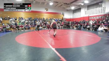 175 lbs Round Of 16 - Anthony Gualtieri, Concord vs Tyler Osorio, Goffstown