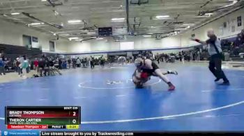 220 lbs Cons. Round 4 - Theron Cartier, White Bear Lake Area vs Brady Thompson, Elk River