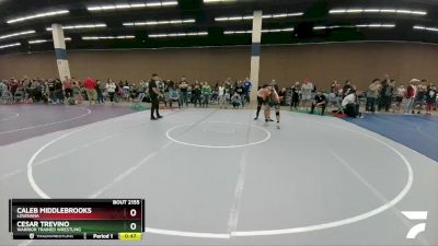 147-150 lbs Round 3 - Caleb Middlebrooks, Louisiana vs Cesar Trevino, Warrior Trained Wrestling