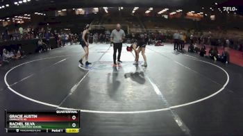 125 lbs Quarterfinal - Gracie Austin, Charlotte Hs vs Rachel Silva, Florida Christian School