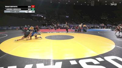 6A Boys 120 lbs Cons. Semi - Andres Mendoza, Newberg Boys vs Omar Deponte, Southridge Boys