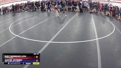 126 lbs Semifinal - Rudy Rodriguez Loya, GI Grapplers vs Hunter Jacobsen, MWC Wrestling Academy