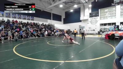 120 lbs Cons. Round 2 - Haily Fenton, Wilson/Long Beach vs Anabelle Serratos, Santa Ana