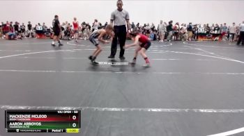 60 lbs Round 1 - Mackenzie McLeod, Bison Takedown vs Aaron Arroyos, Takedown Elite