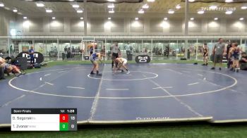 95 lbs Semifinal - Owen Segorski, Great Lakes Wrestling Club vs Tyson Zvonar, NY Aggressors