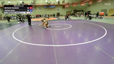 160 B Semifinal - Brynlee Vaughan, Unattached vs Sophia Sosa, Quincy