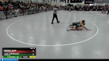 130 lbs Champ. Round 2 - Britney Rueb, Legends Of Gold vs Ruby Dominguez, California
