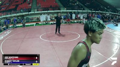 132 lbs Champ Round 1 (16 Team) - Tyler Khoundet, Utah Gold vs Alvino Vasquez, Alaska 2