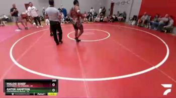 205 lbs Round 3 (8 Team) - Malosi Sosef, Southwest MO Stingers vs Gator Hampton, Louisianimals Black