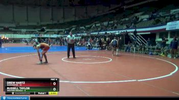 138 lbs Quarterfinals (8 Team) - Drew Hartz, Gloucester vs Russell Taylor, Western Branch
