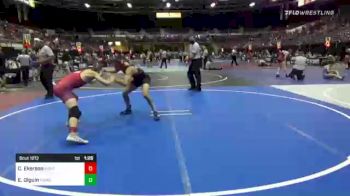 132 lbs Round Of 16 - Cole Ekerson, Montesano vs Elijah Olguin, Pomona Elite
