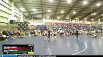 120 lbs Round 2 (3 Team) - Ashley Cannon, UTAH1 vs Kivah Caballero, HAWAII