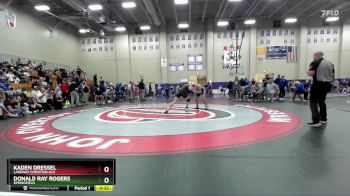 144 lbs Cons. Round 4 - Kaden Dressel, Lakeway Christian Aca vs Donald Ray Rogers, Springfield