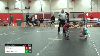 101 lbs Round 2 (4 Team) - Frankie Milne, East Kansas Eagles vs Reed Chambers, Lead Miners