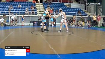 160 lbs Cons 32 #2 - Miguel Velazquez, Oregon vs Charlee Thomson, Wyoming