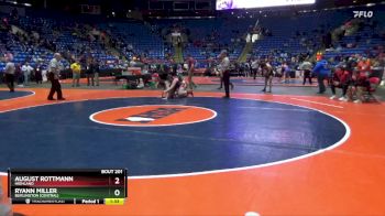 170 lbs Quarterfinal - August Rottmann, Highland vs Ryann Miller, Burlington (Central)