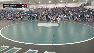 75 lbs Cons. Sub-semis - Jackson Maynard, Sanderson Wrestling Academy vs John Motes, Gold Rush Wrestling