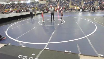 70 lbs Round Of 16 - Jacen Wiggins, North Fork Miners vs Carson Holman, Wellington Eagles